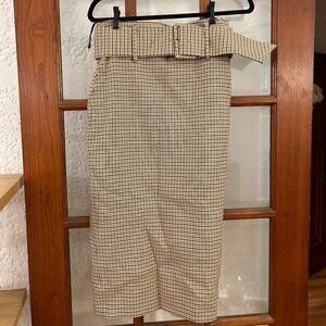 Chevron Zara high waisted skirt